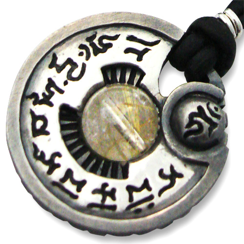 画像3: 梵字アクセサリー　シルバーアクセ　ペンダントP：輪（りん）　